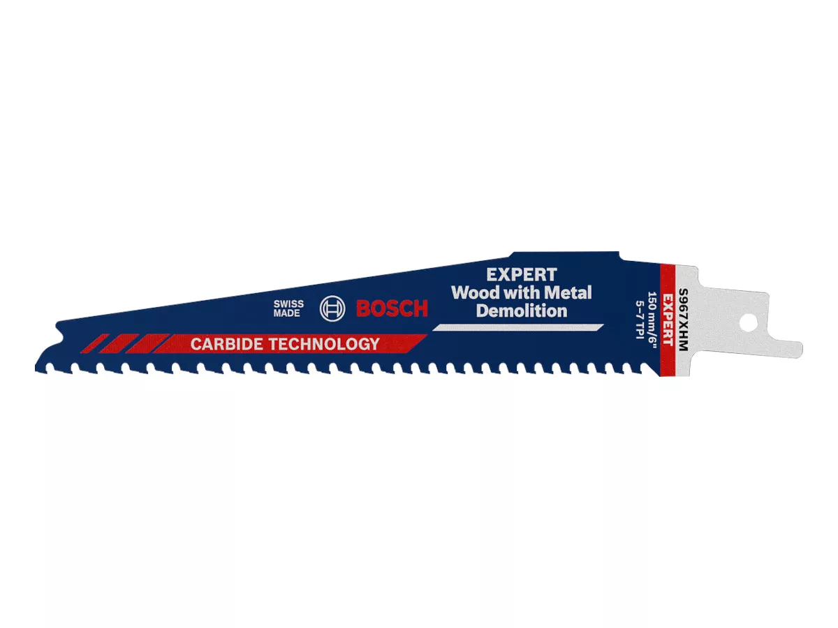 Lame scie sabre EXPERT Wood with Metal Demolition S967 XHM Bosch